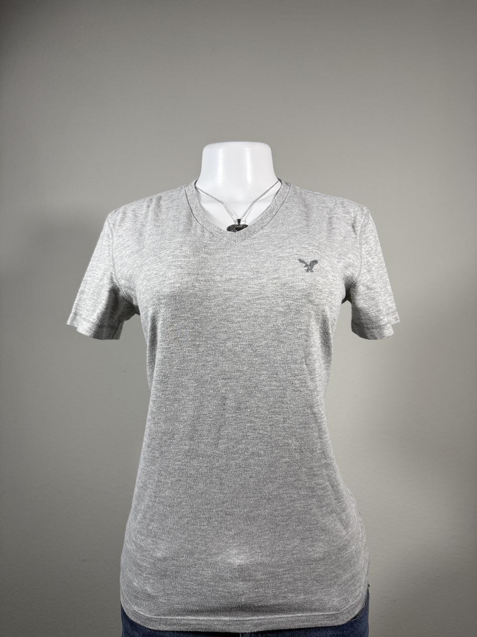 Y2K American Eagle Grey tee – Women's Used Clothing