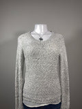 Y2K Apt. 9 Silver sweater – Women's Used Clothing