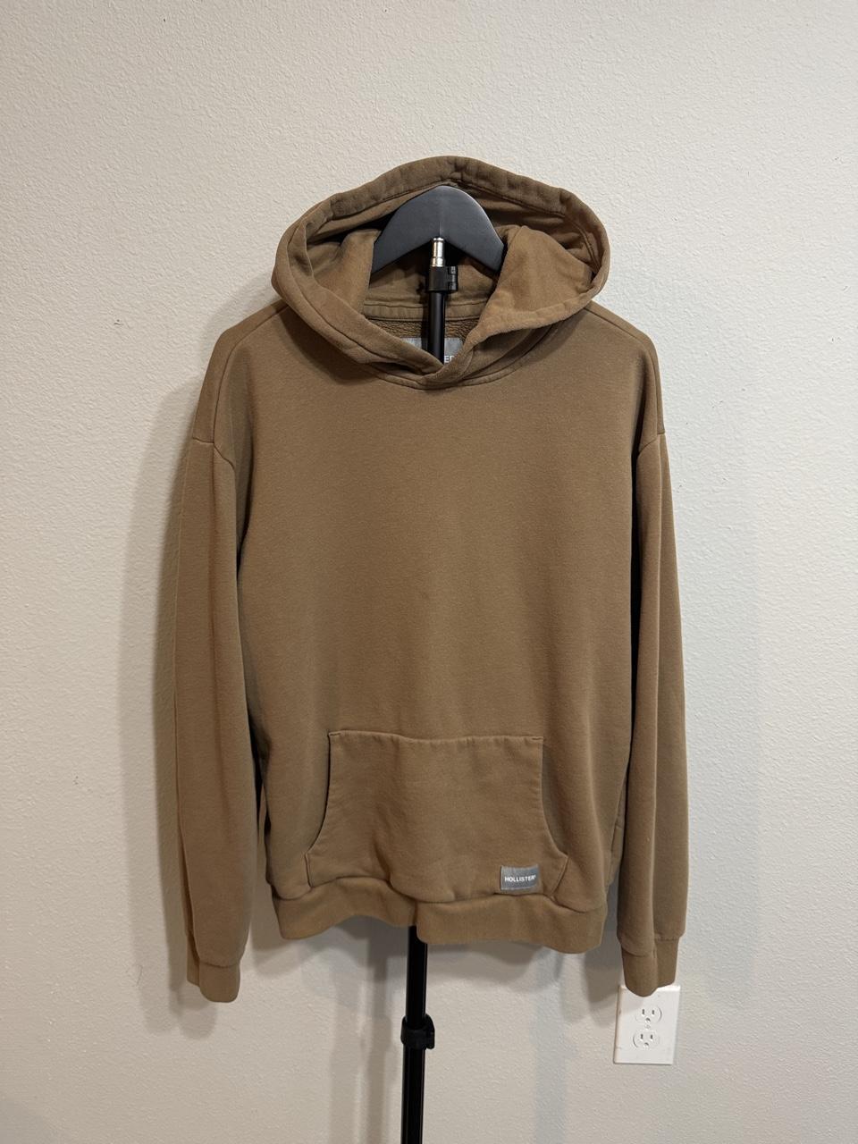 Y2K Hollister Co. Tan and Brown hoodie – Women's Used Clothing