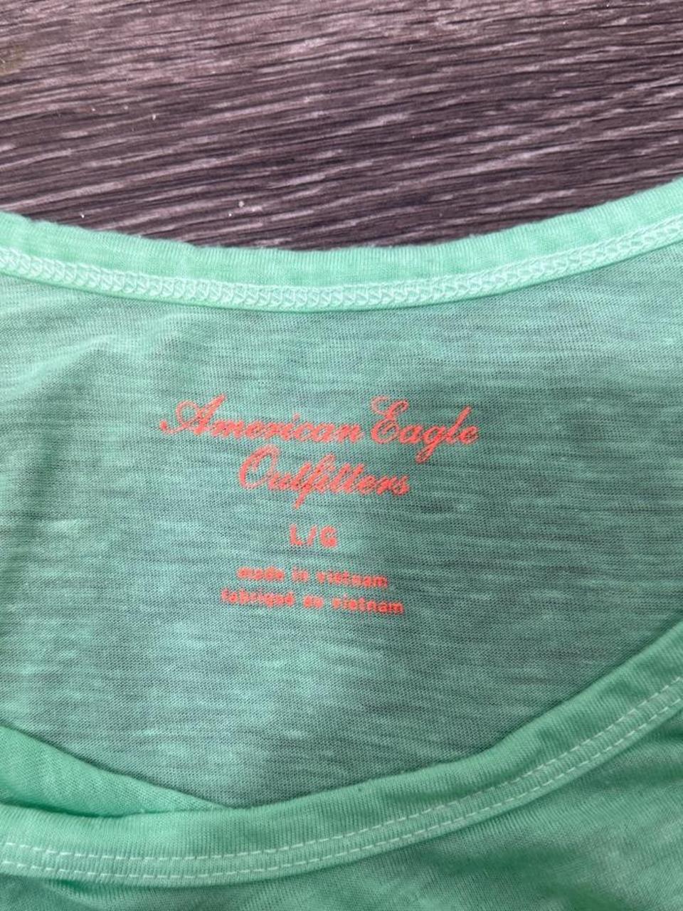 Vintage American Eagle Green tank top – Women's Used Clothing