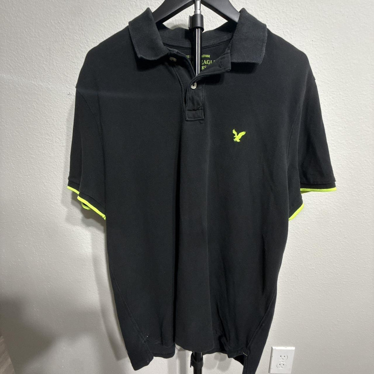 Y2K American Eagle Black Polo – Women's Used Clothing