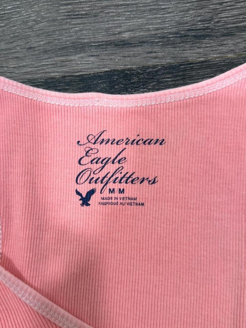 Vintage American Eagle Pink Tank Top – Women's Used Clothing