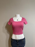 Y2K Hollister Co. Pink baby tee – Women's Used Clothing