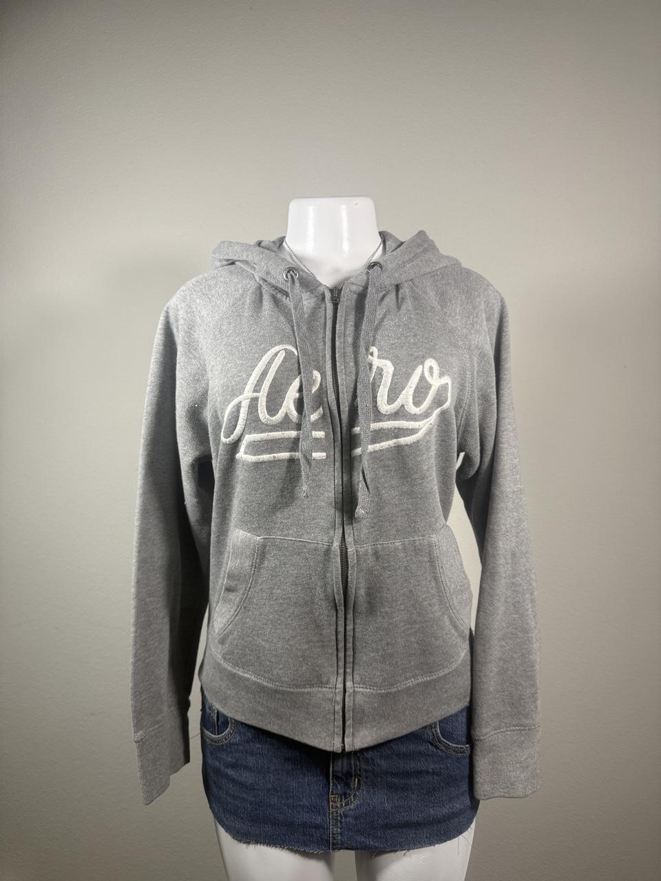 Y2K Aéropostale Grey hoodie – Women's Used Clothing