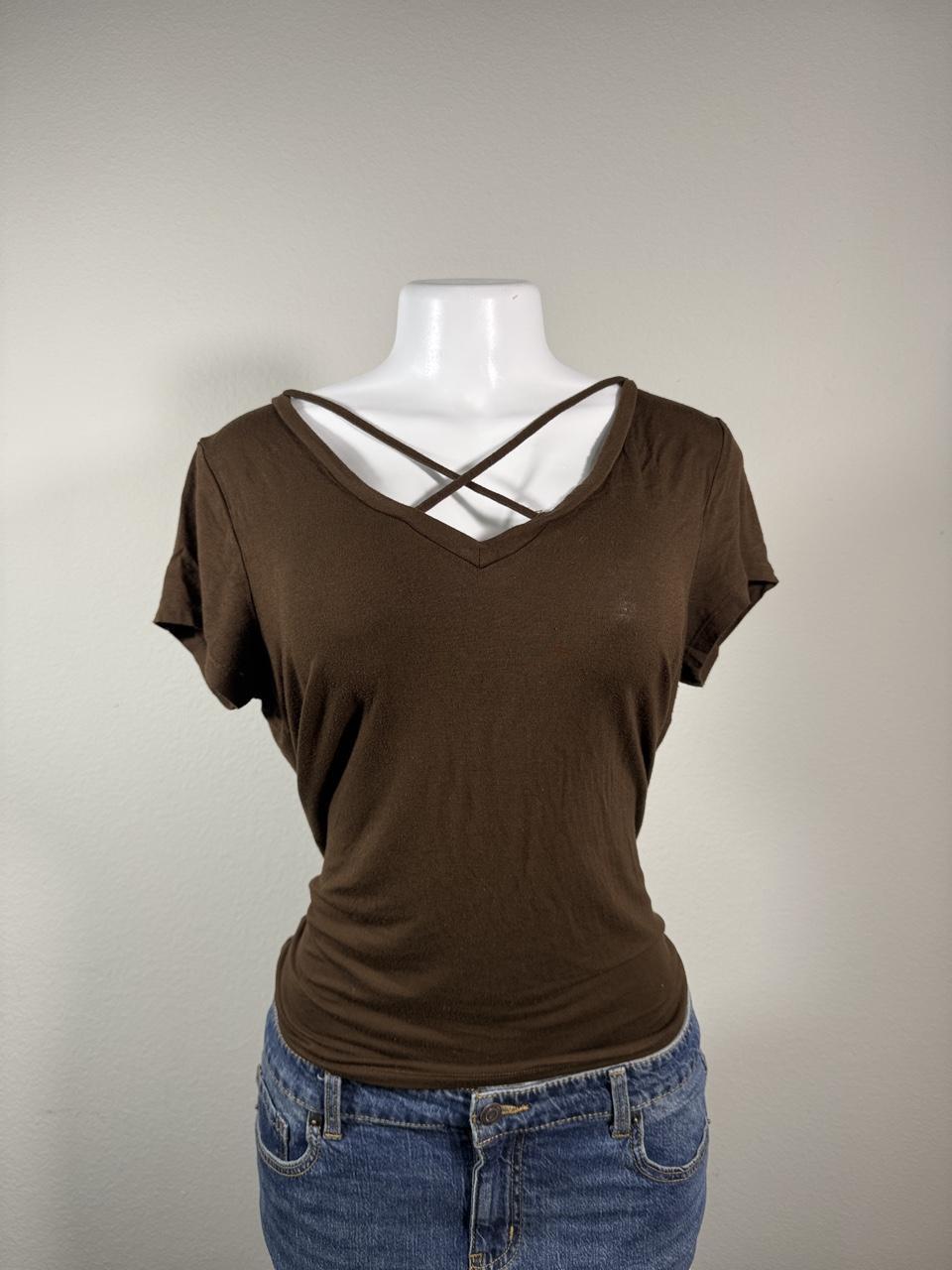 Y2K Brown tee – Women's Used Clothing