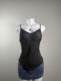 Y2K Notations Black tank top – Women's Used Clothing