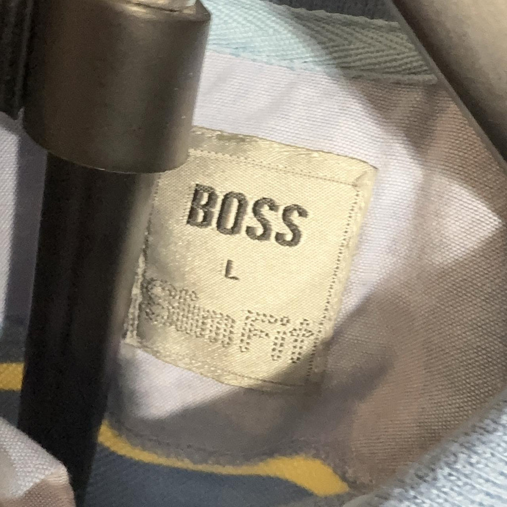 Y2K BOSS Blue polo – Women's Used Clothing
