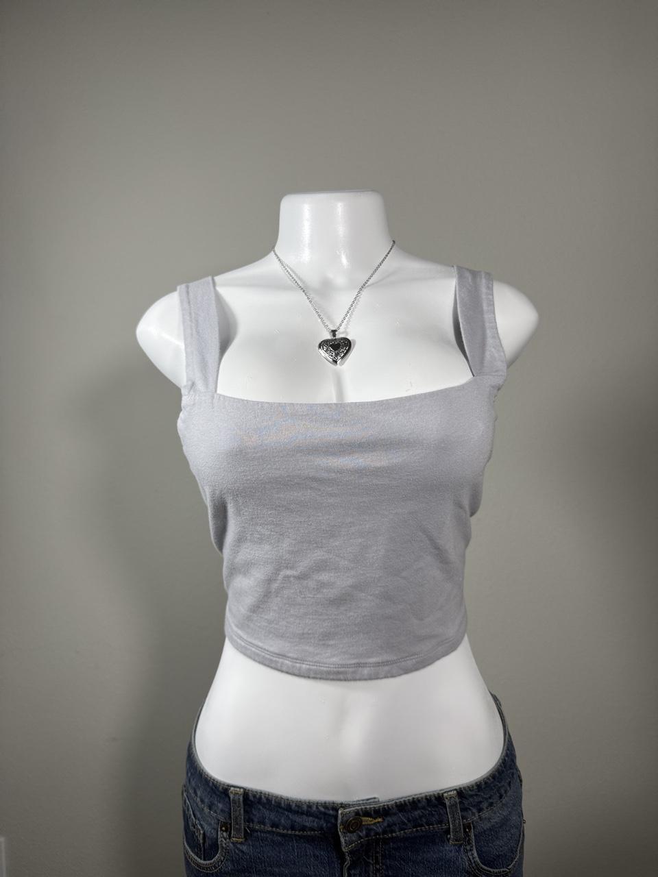 Y2K Aéropostale Grey tank top – Women's Used Clothing