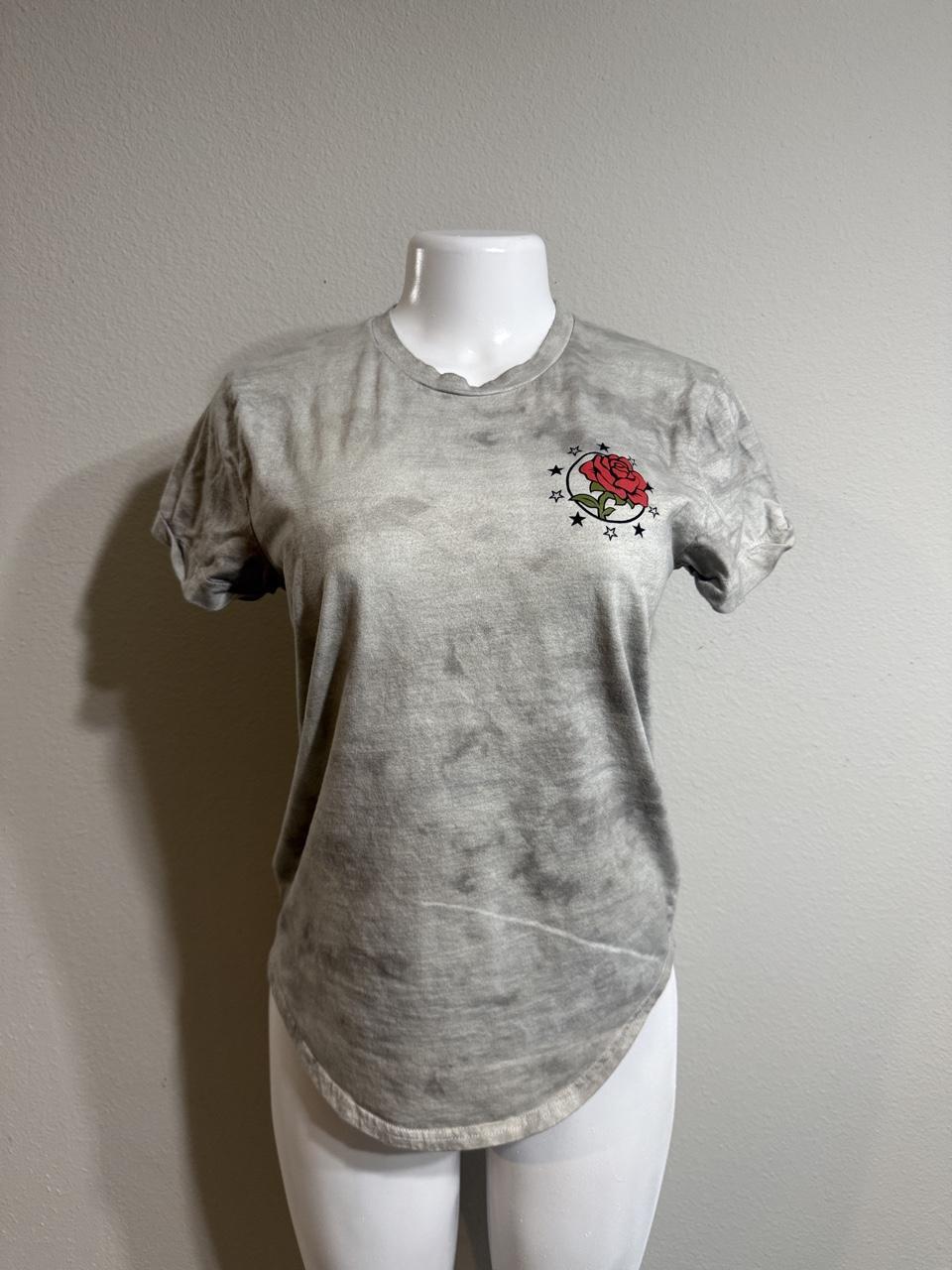 Y2K Hollister Co. Grey and White tshirt – Women's Used Clothing