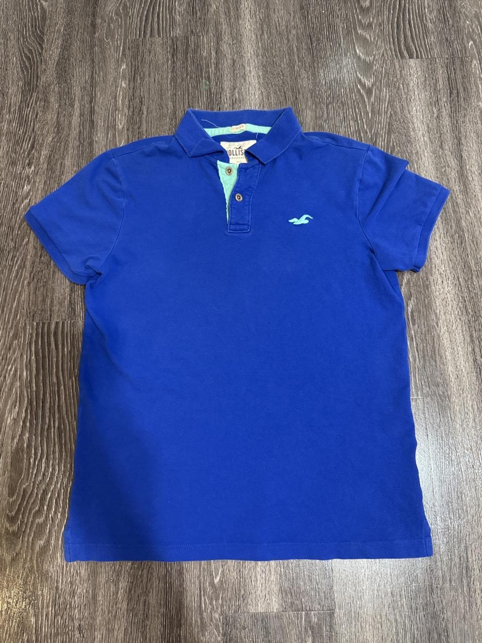 Y2K Hollister Co. Blue polo – Women's Used Clothing