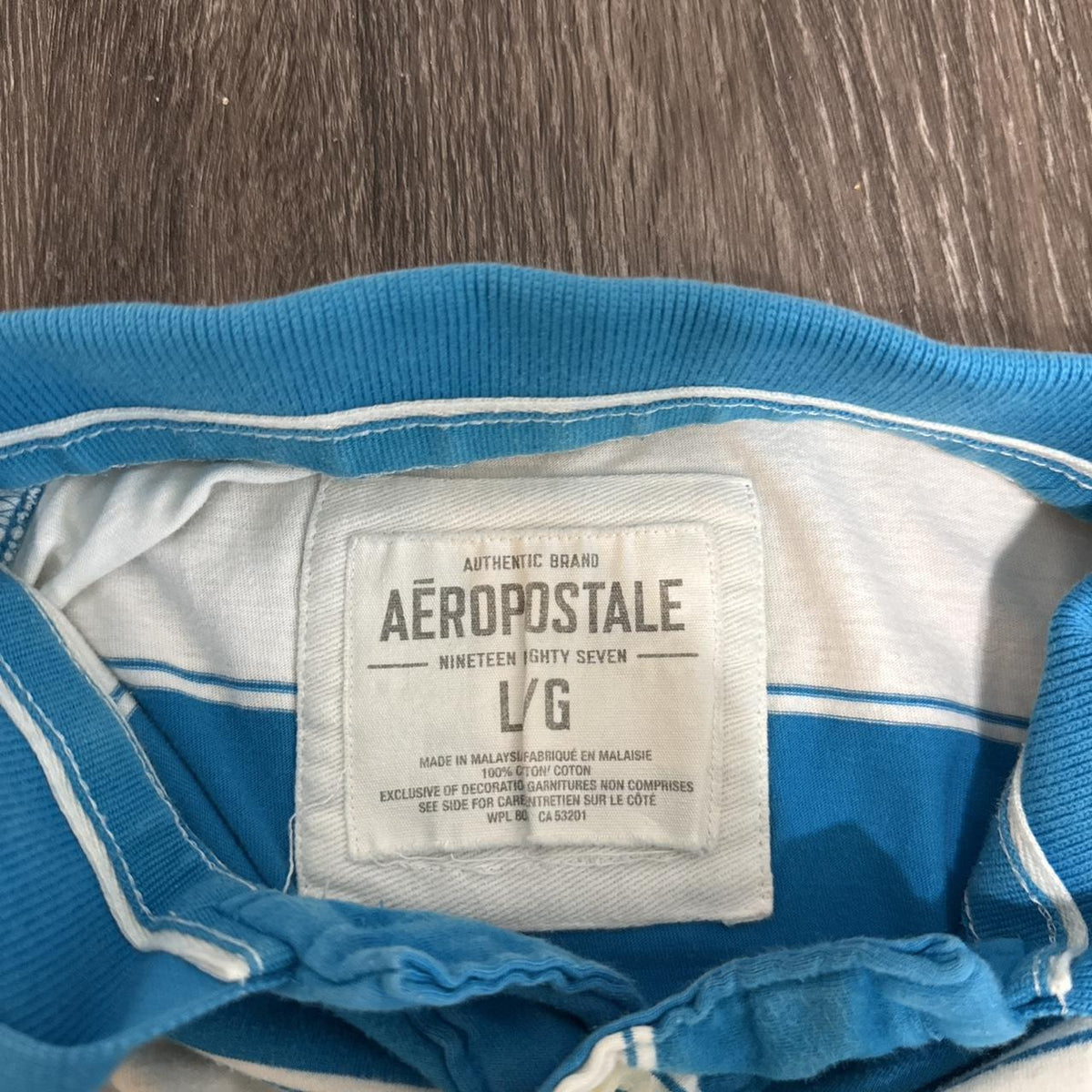 Y2K Aéropostale Blue polo – Women's Used Clothing