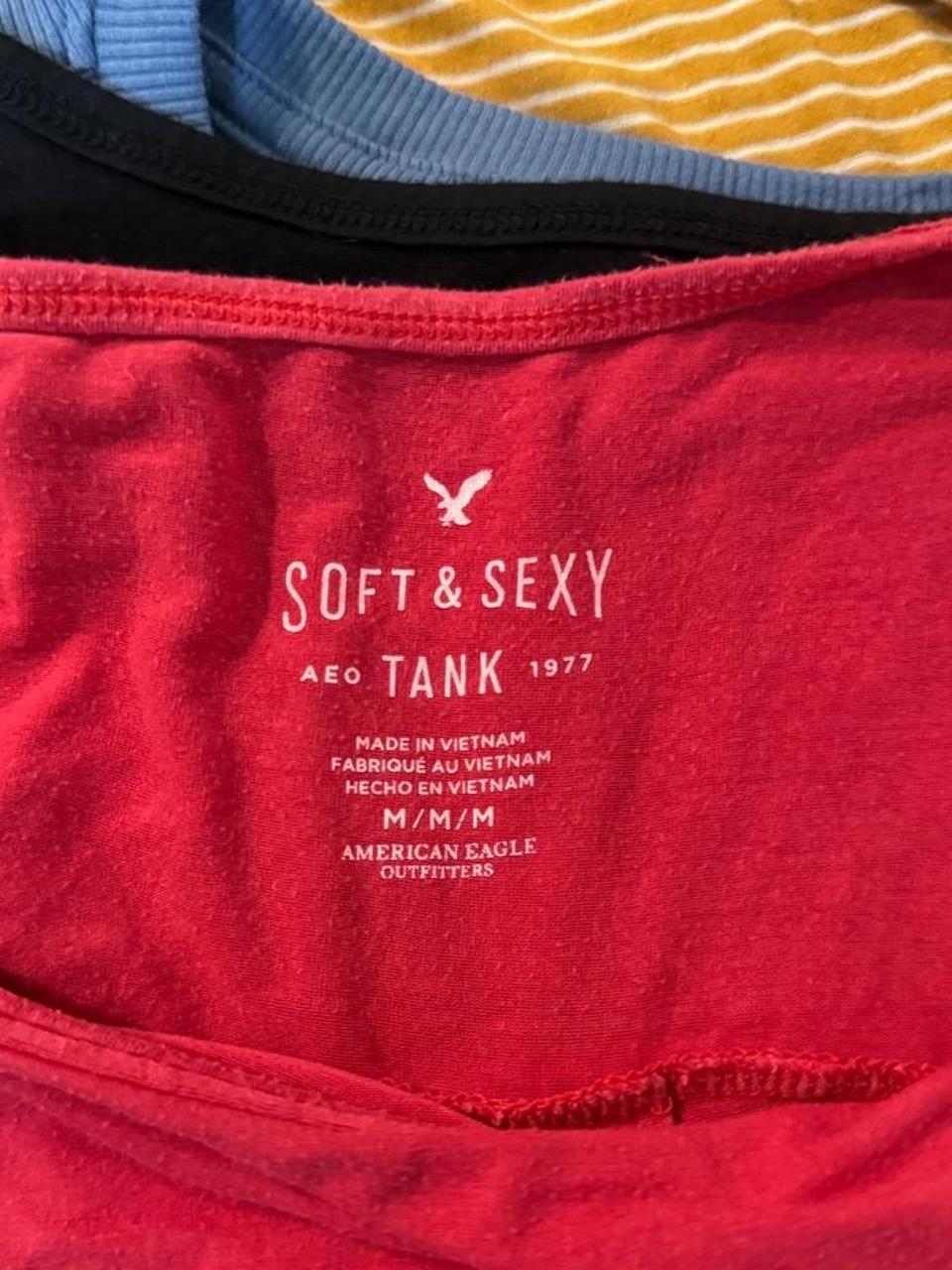 Y2K American Eagle Red tank top – Women's Used Clothing