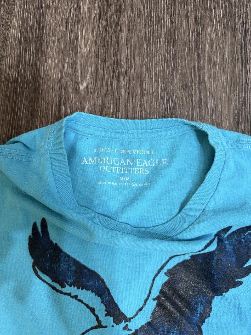 Y2K American Eagle Blue Tee – Women's Used Clothing