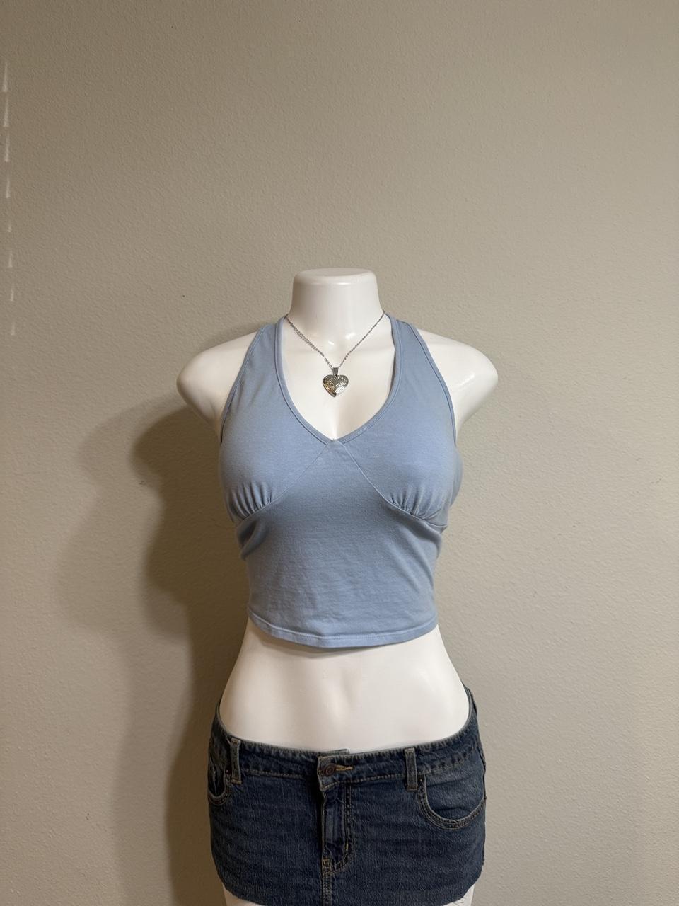 Y2K Ambiance Apparel Blue crop top – Women's Used Clothing