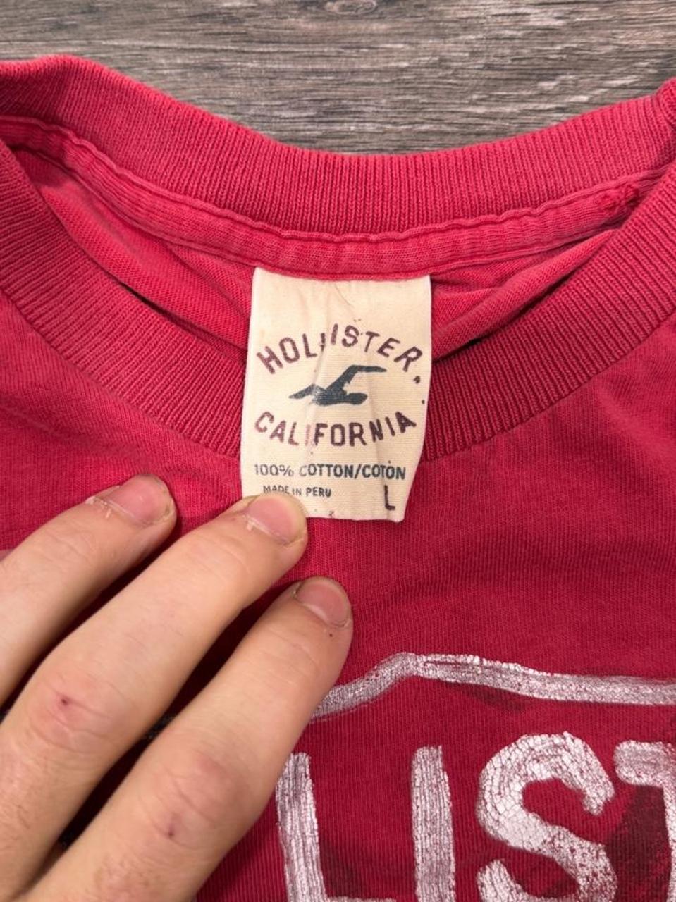 Vintage Hollister Co. Red graphic tee – Women's Used Clothing