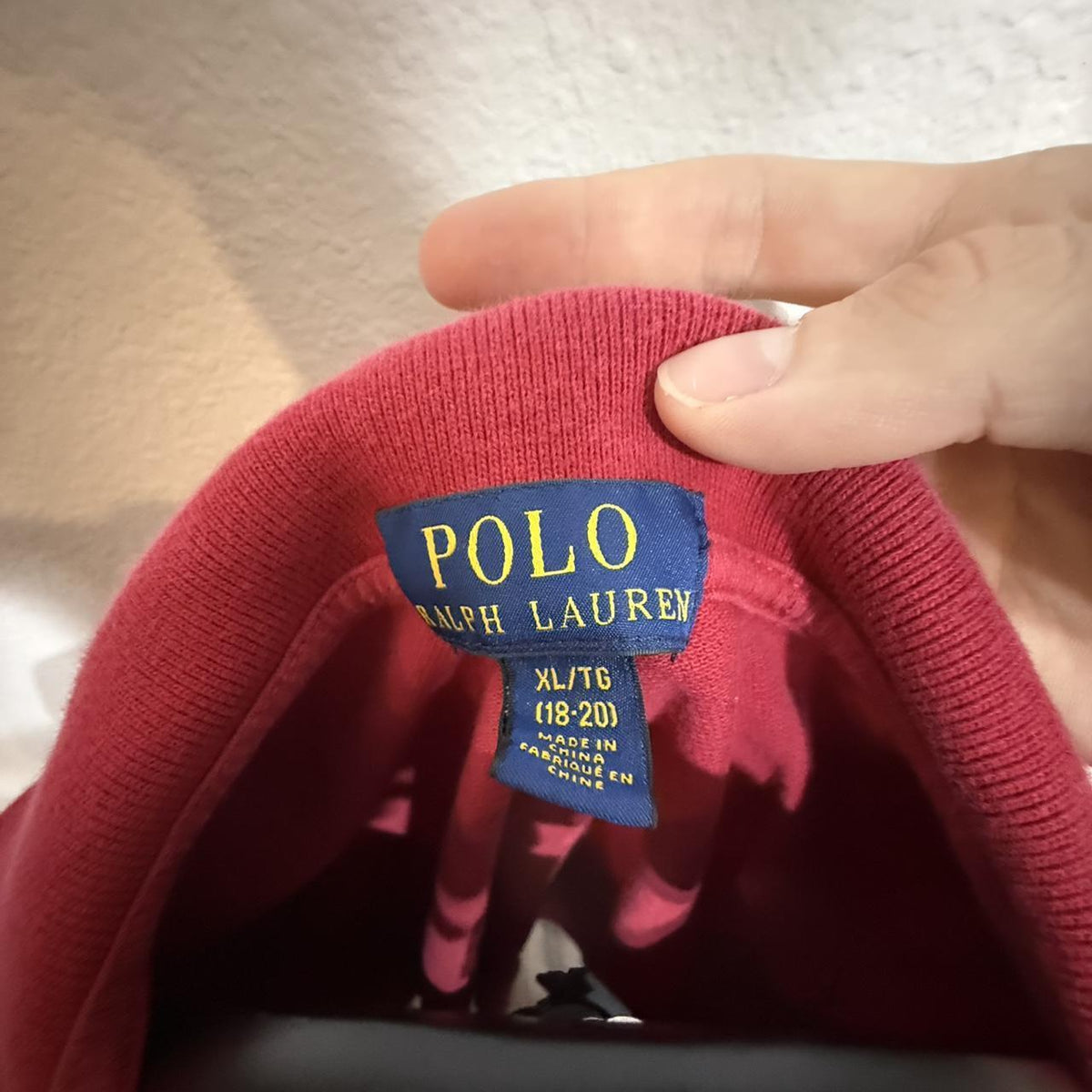 Y2K Polo Ralph Lauren Red polo – Women's Used Clothing