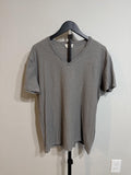 Y2K DIESEL Grey and Tan tshirt – Women's Used Clothing