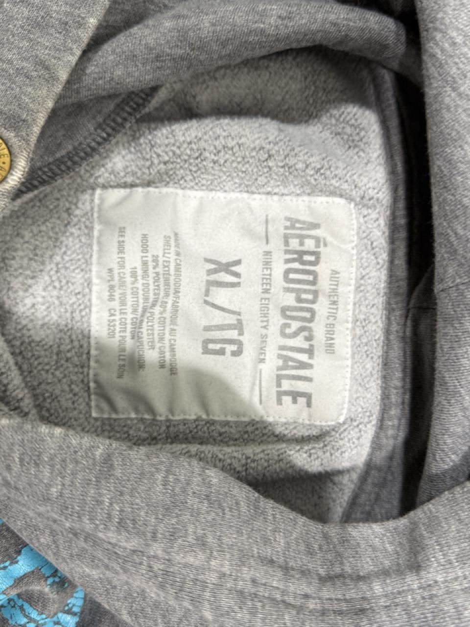 Y2K Aéropostale Grey hoodie – Women's Used Clothing