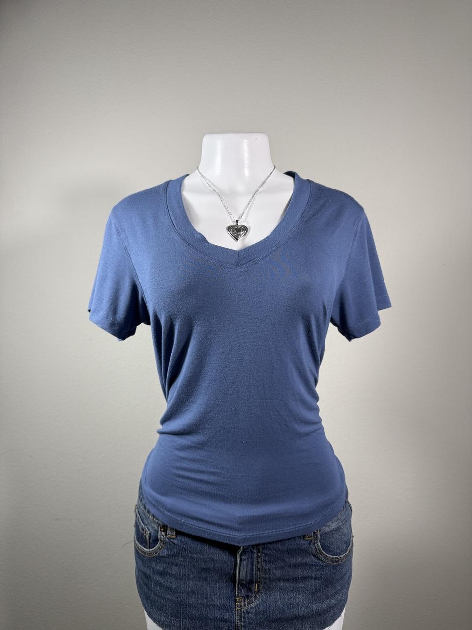 Y2K American Eagle Blue Tee – Women's Used Clothing