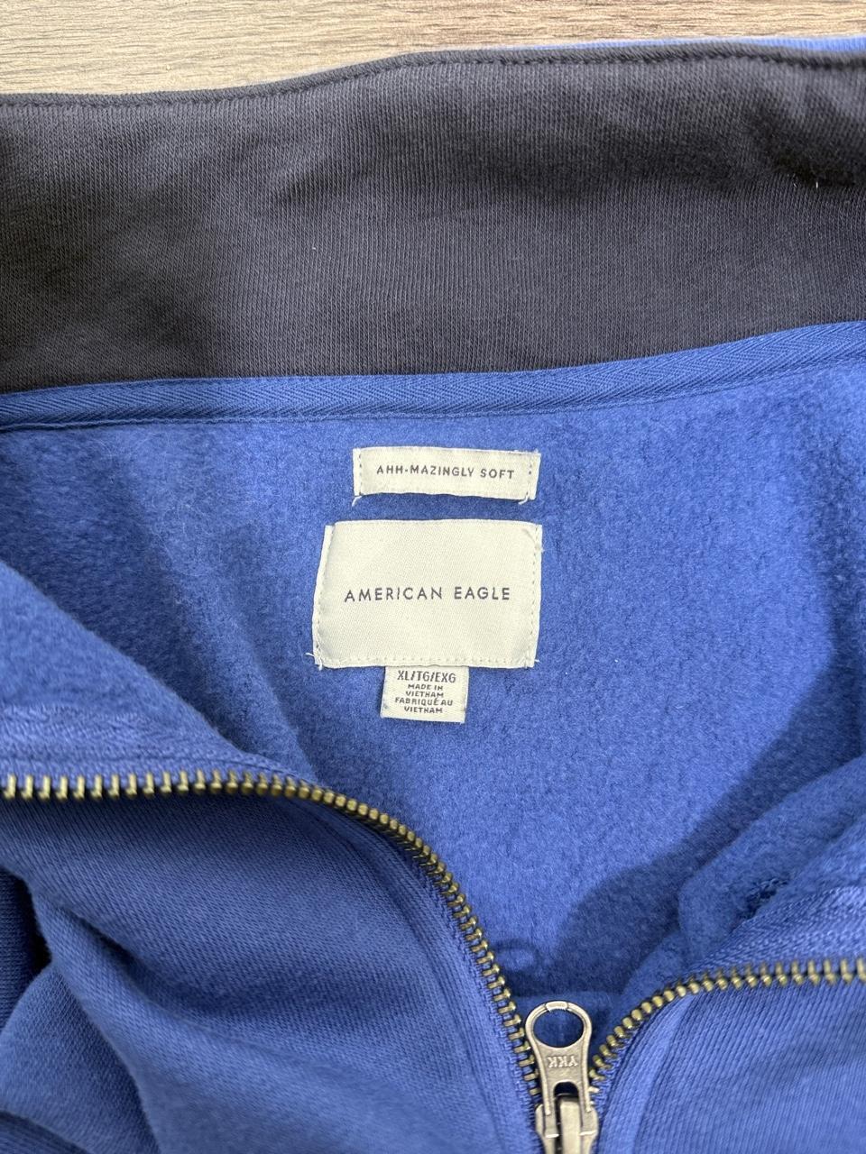 Y2K American Eagle Blue Hoodie – Women's Used Clothing