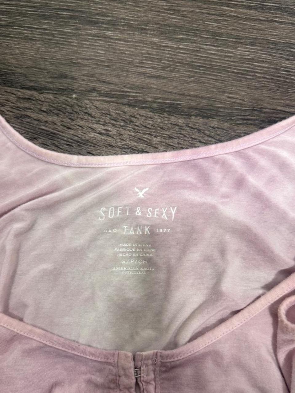 Y2K American Eagle Pink tank top – Women's Used Clothing