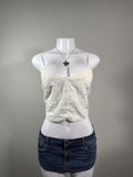 Y2K American Eagle White tank top – Women's Used Clothing