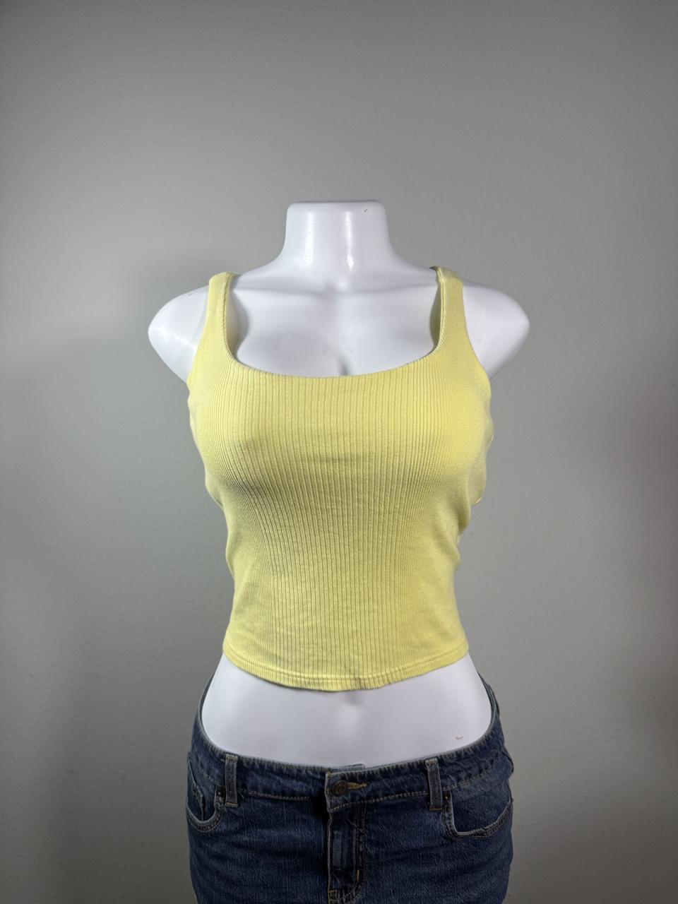 Y2K ENERGIE Yellow tank top – Women's Used Clothing