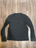 Y2K American Eagle Grey and Green shirt – Women's Used Clothing