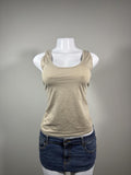 Y2K Abercrombie & Fitch Beige tank top – Women's Used Clothing