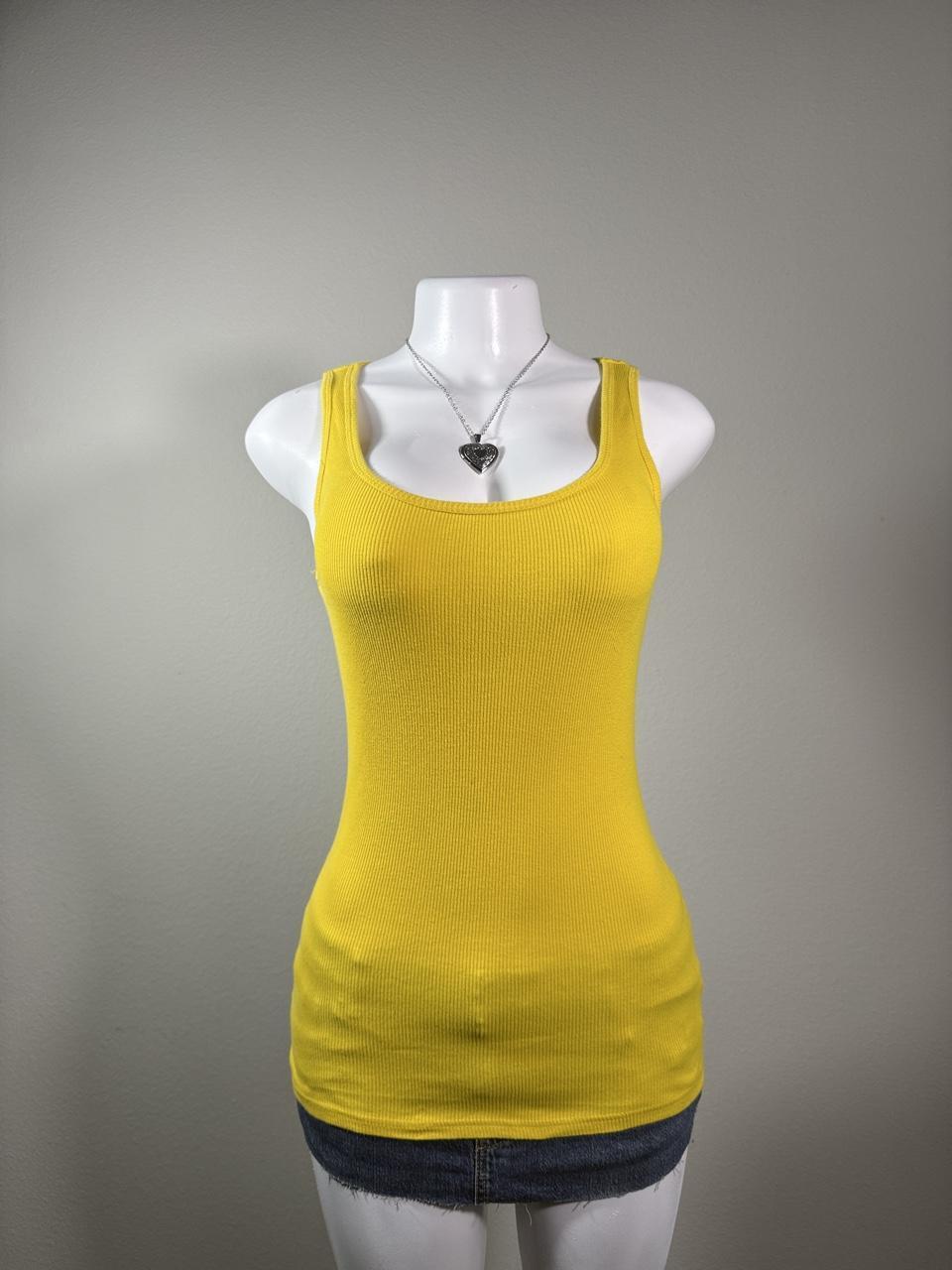 Y2K Yellow tank top – Women's Used Clothing