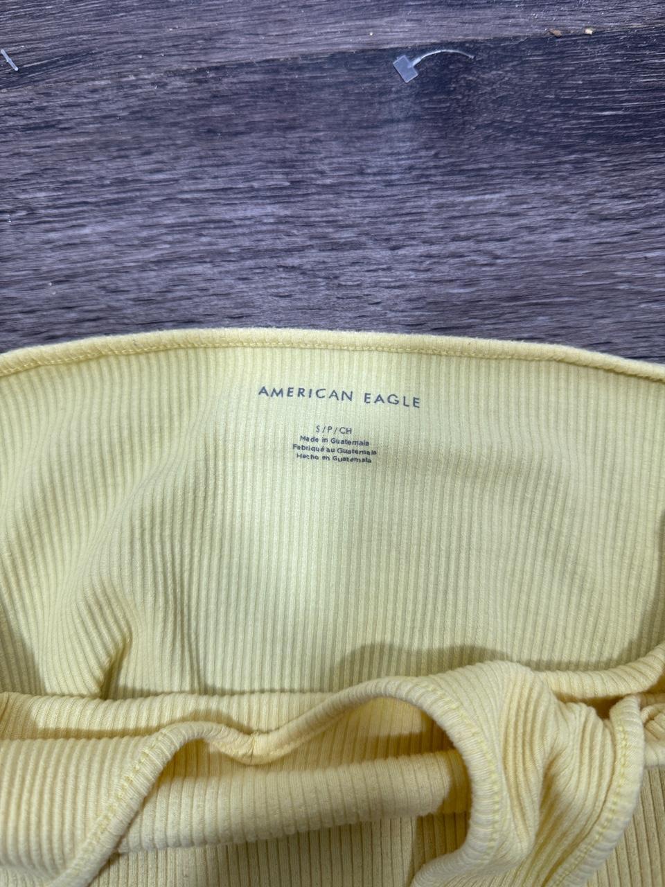 Y2K American Eagle Yellow tank top – Women's Used Clothing