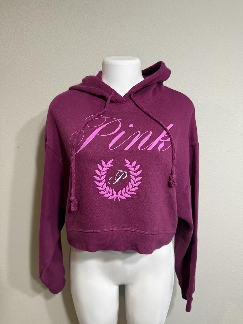 Y2K Victoria's Secret Purple and Pink hoodie – Women's Used Clothing