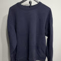 Y2K Champion Navy and Blue hoodie – Women's Used Clothing