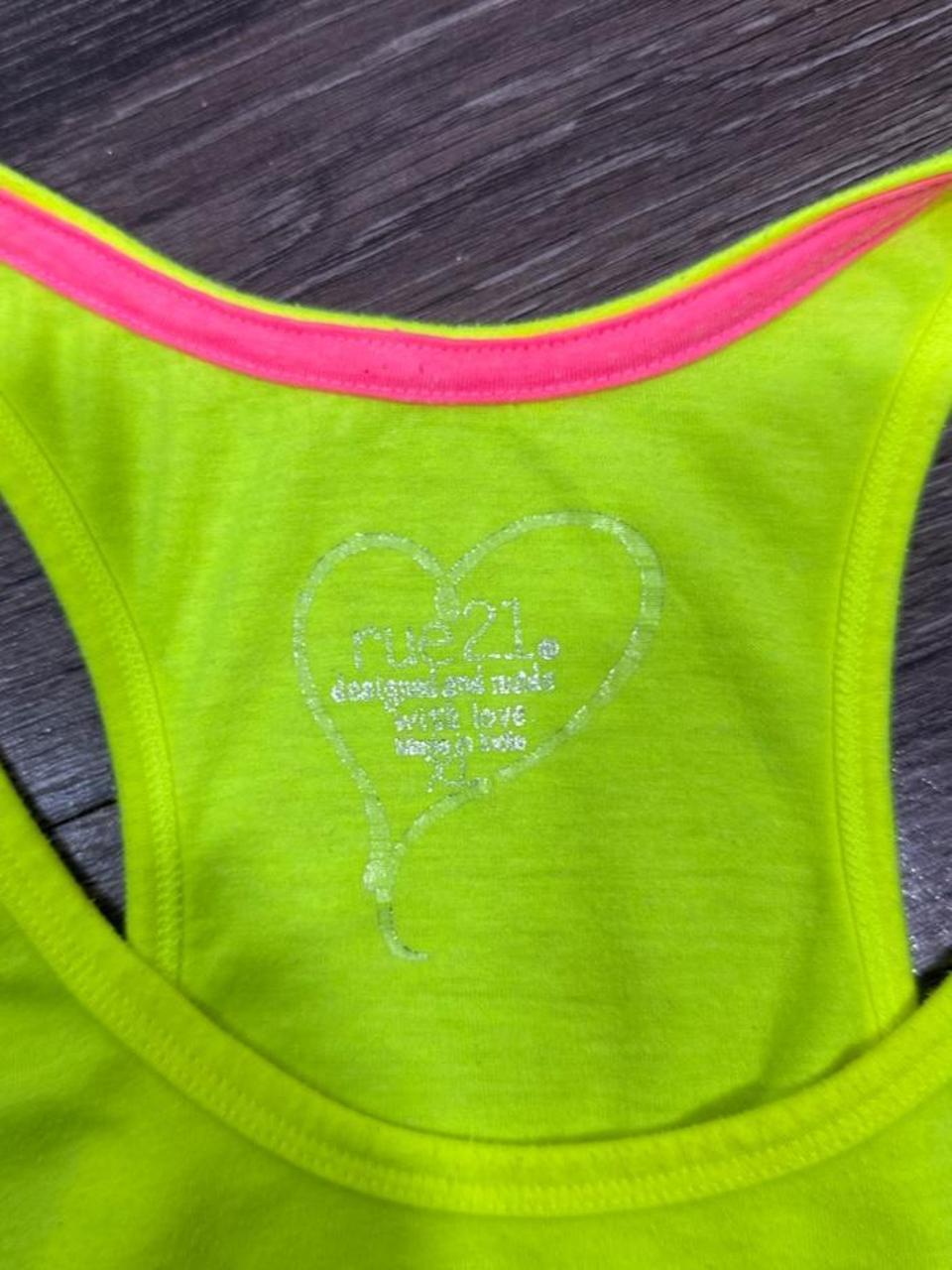 Vintage Rue 21 Yellow tank top – Women's Used Clothing