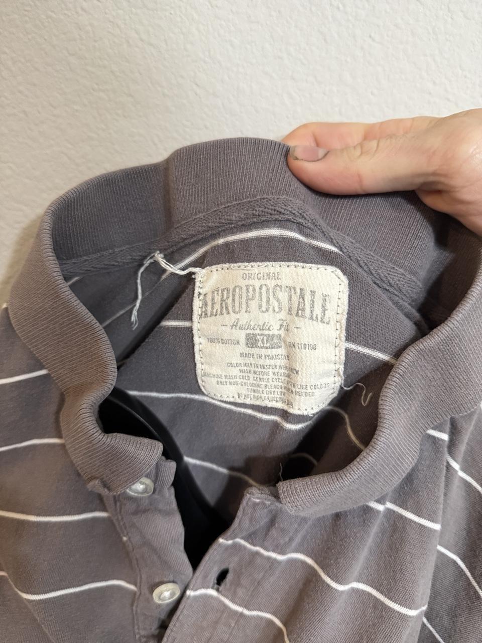 Y2K Aéropostale Grey polo – Women's Used Clothing