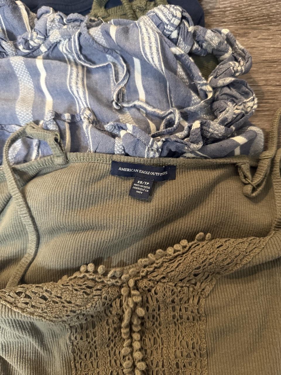 Vintage American Eagle Olive tank top – Women's Used Clothing