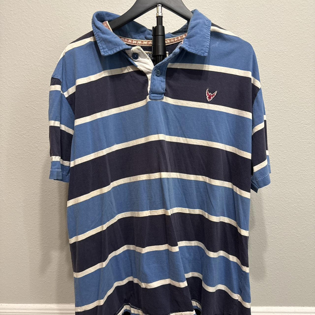Y2K Blue polo – Women's Used Clothing