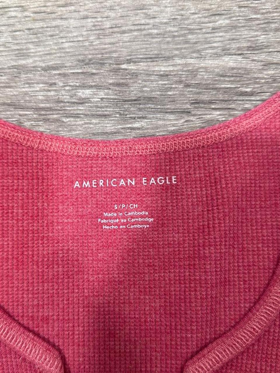 Y2K American Eagle Pink crop top – Women's Used Clothing