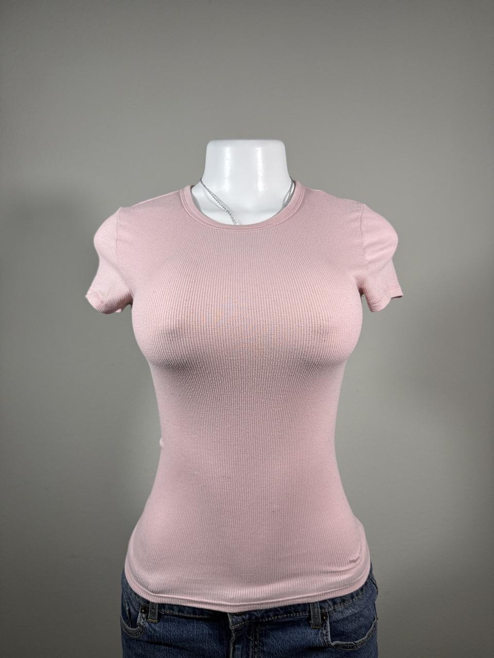 Vintage Victoria's Secret Pink baby tee – Women's Used Clothing