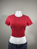 Y2K Hollister Co. Red baby tee – Women's Used Clothing