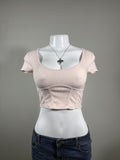 Y2K Aéropostale Pink baby tee – Women's Used Clothing