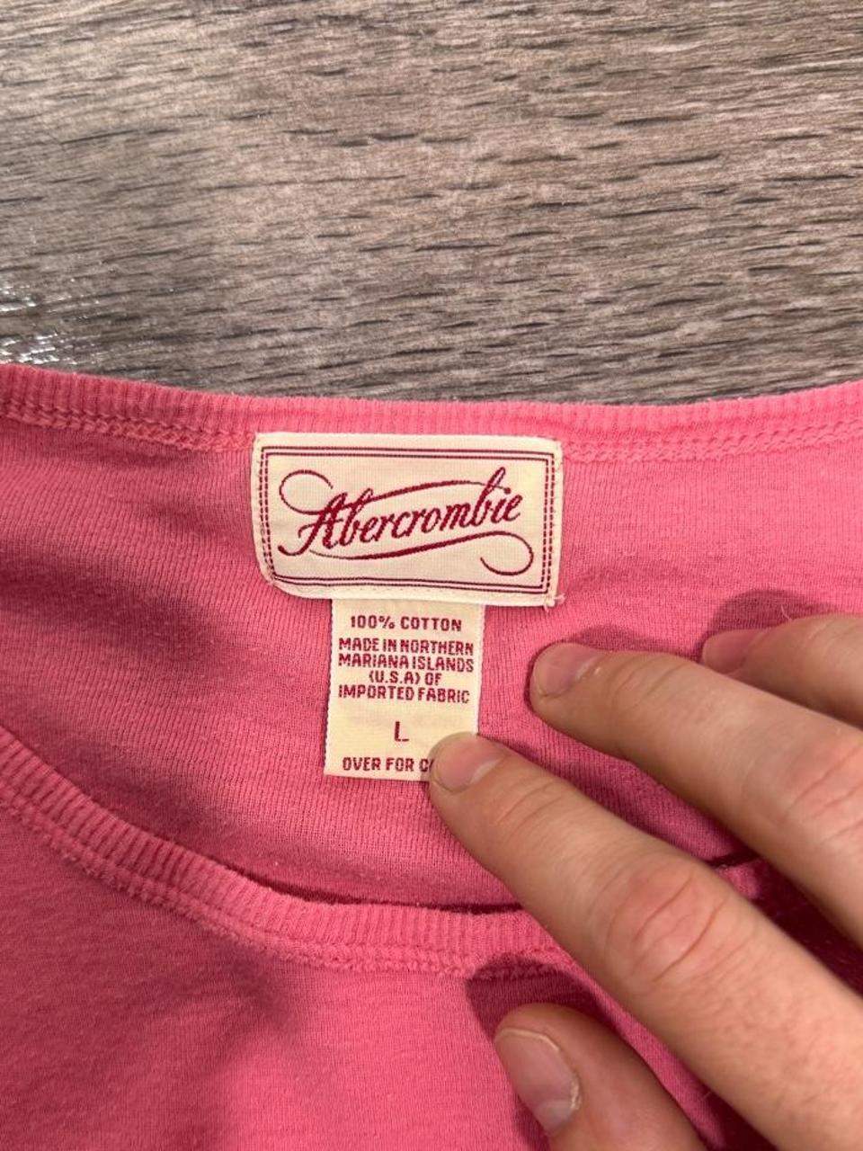 Vintage Abercrombie & Fitch Pink top – Women's Used Clothing