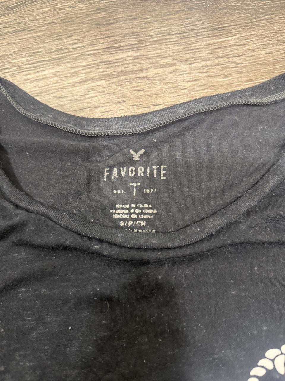 Y2K American Eagle Black graphic tee – Women's Used Clothing