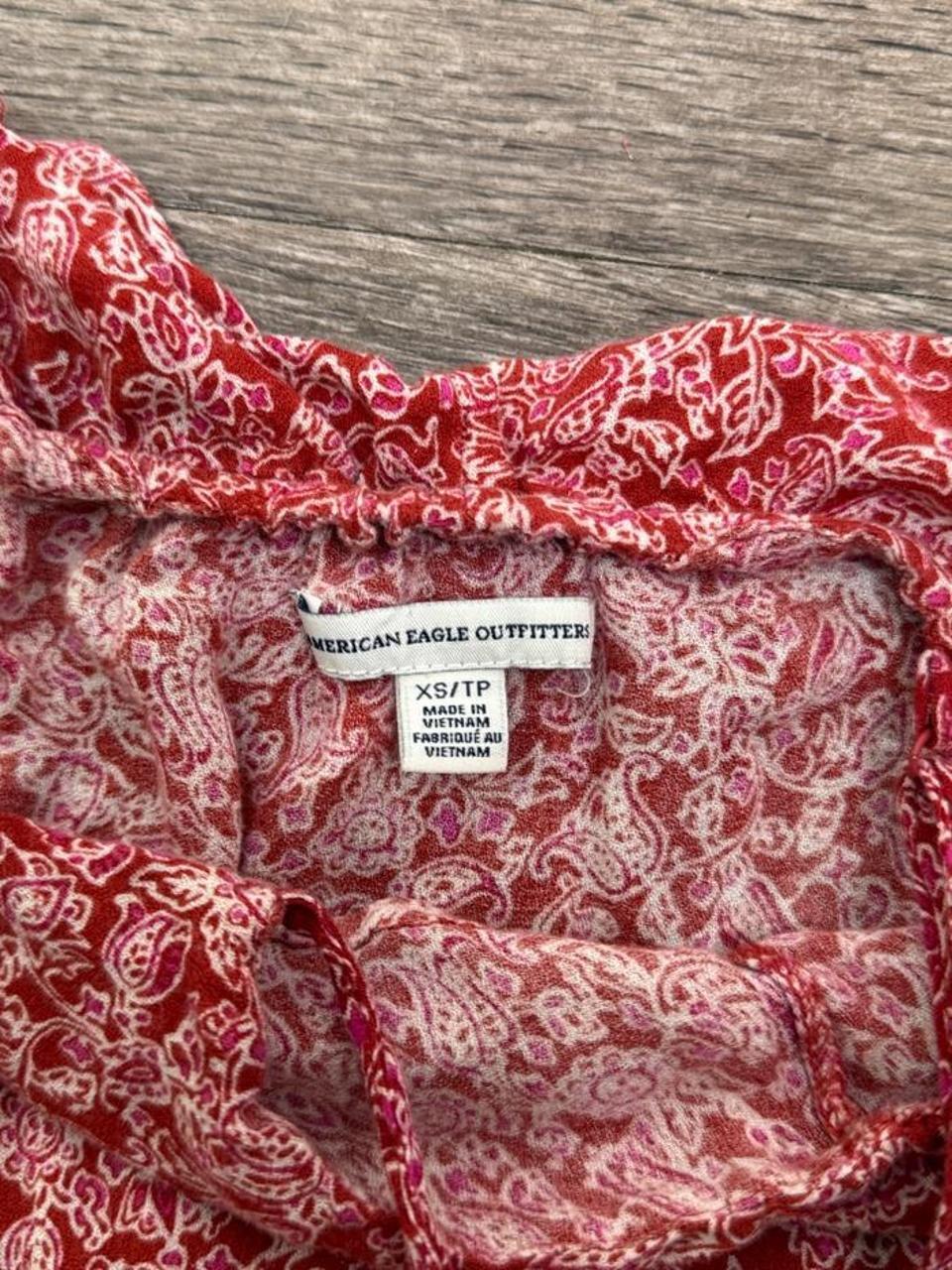 Y2K American Eagle Red Top – Women's Used Clothing