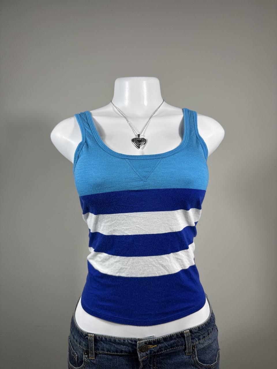 Vintage Hollister Co. Blue tank top – Women's Used Clothing