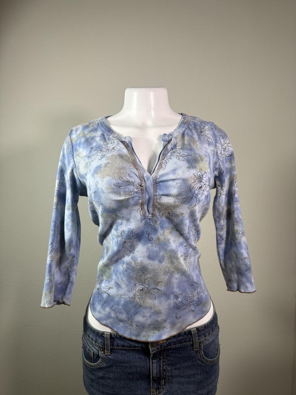 Y2K Fairycore One World henley – Women's Used Clothing