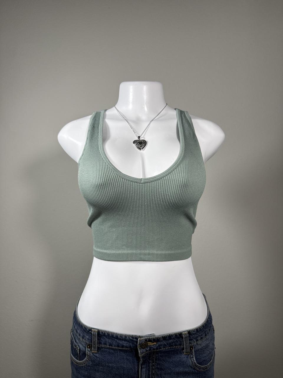 Y2K Aéropostale Green tank top – Women's Used Clothing