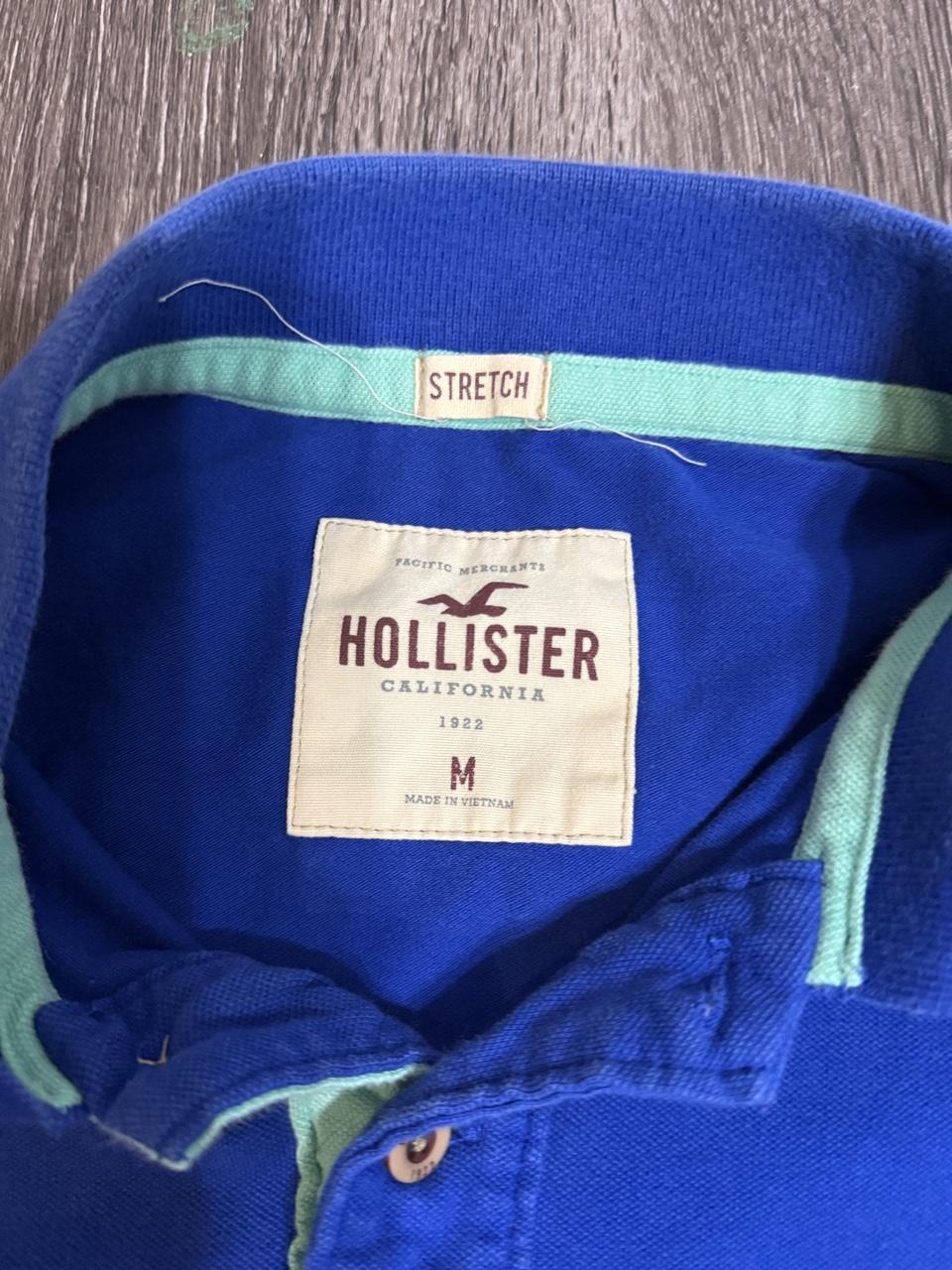 Y2K Hollister Co. Blue polo – Women's Used Clothing