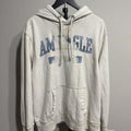 Y2K American Eagle White and Cream Hoodie – Women's Used Clothing