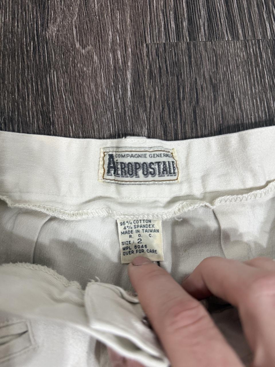 Y2K Aéropostale White and Cream jeans – Women's Used Clothing